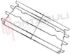 Immagine di GRIGLIA 2 FUOCHI FILO 377X175MM. CROMATA SAMET