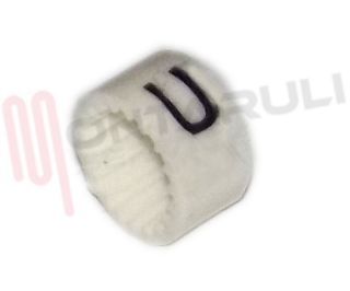 Immagine di ANELLINO IN GOMMA SEGNACAVI LETTERA U Ø6MM.