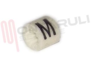 Immagine di ANELLINO IN GOMMA SEGNACAVI LETTERA M Ø3MM.