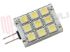 Immagine di LAMPADA LED 1,5W G4 9 LED 12V BIANCO CALDO