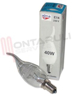 Immagine di LAMPADA COLPO DI VENTO 40W E14 CHIARA