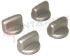 Immagine di KIT MANOPOLA FUOCO SILVER 4PZ.