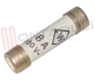 Immagine di FUSIBILE CILINDRICO CH8 GL/GG 8,5X 32 8A WEBER