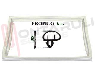 Immagine di GUARNIZIONE AMAGNETICA BIANCA 0268X498MM. SEZ.KL