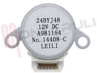 Immagine di MOTORINO DEFLETTORE 24BYJ48 12V DC A981154 LEILI