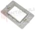 Immagine di SUPPORTO 3 POSTI GRIGIO CON VITI SERIE PLANA