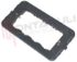 Immagine di SUPPORTO 4 POSTI GRIGIO SERIE IDEA VIMAR