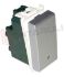 Immagine di DEVIATORE UNIPOLARE 10A ILLUMINABILE SILVER SERIE PLANA