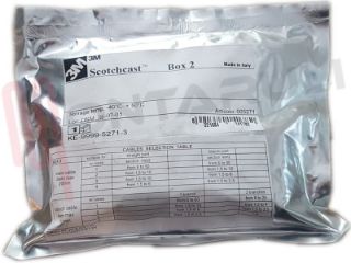 Immagine di MUFFOLA CON RESINA PER CAVI D.20MM SCOTCHCAST BOX 2