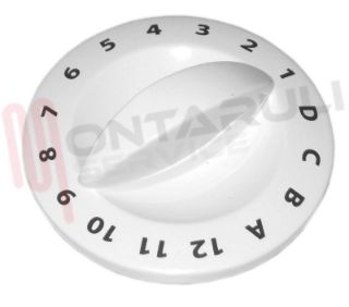 Immagine di MANOPOLA PROGRAMMI BIANCA  12+4 PW ARXXL