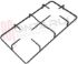 Immagine di GRIGLIA 2 FUOCHI PIATTINA 455X225MM. TERIM