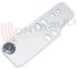 Immagine di CERNIERA SUP-INF DX-SX BIANCA PERNO 8MM.