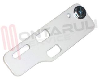 Immagine di CERNIERA SUP-INF DX-SX BIANCA PERNO 8MM.