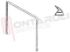 Immagine di GUARNIZIONE PORTA FORNO 3 LATI 320X320MM. 4G GASFIRE