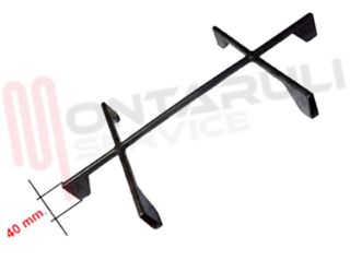 Immagine di GRIGLIA 2 FUOCHI GHISA 415X225XH.40MM. FOSTER