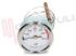 Immagine di TELETERMOMETRO 0-600°C BIANCO CON SONDA Ø60MM.
