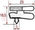 Immagine di GUARNIZIONE MAGNETICA 4L GRIGIA 1699X737MM. SEZ.1012