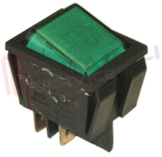Immagine di INTERRUTTORE BIPOLARE LUMINOSO VERDE