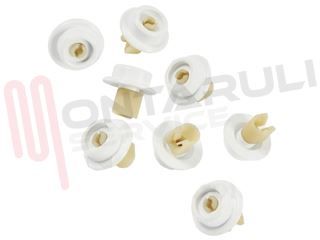 Immagine di KIT RUOTE CESTO INFERIORE CF. 8PZ.