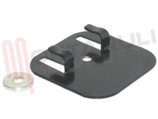 Immagine di AGGANCIO PARETE O SOFFITTO PLAFONIERA DUO-UNO NERO 8402