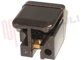 Immagine di TERMINALE MANIGLIA MARRONE SX PORTA FORNO