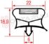 Immagine di GUARNIZIONE MAGNETICA 4L GRIGIA 0700X645MM SEZ.1016