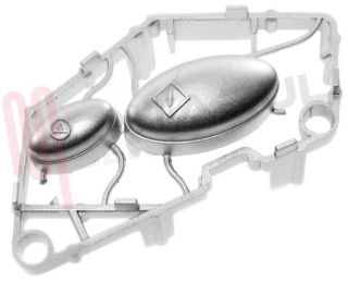 Immagine di TASTI A PRESSIONE START/STOP MICROONDE WHIRLPOOL SILVER