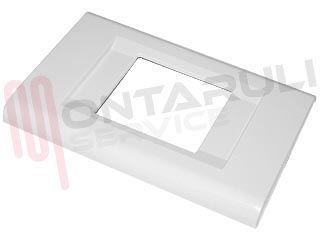 Immagine di PLACCA 1 POSTO SCHUKO ABS BIANCA SERIE CLICK