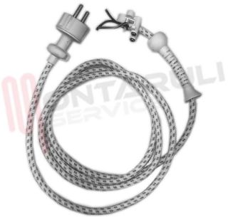 Immagine di CAVO TIGRATO 3X0,75MMQ CON SPINA SCHUKO L=1,80MT.