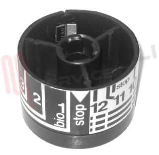 Immagine di MANOPOLA CICLI TIMER NERA SILVER