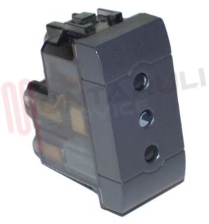 Immagine di PRESA 2P+T 10A NERA SERIE LIVING INTERNATIONAL