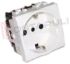 Immagine di PRESA 2P+T SCHUKO 16A BIANCA TIPO P30 SERIE LIGHT
