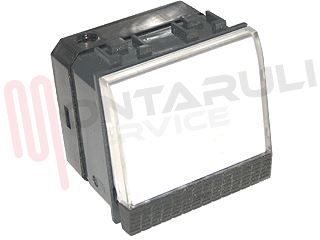 Immagine di PULSANTE TARGA PORTANOME 2P NO 230V 10A SERIE LIVING INTER.