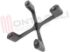 Immagine di GRIGLIA 1 FUOCO GHISA 210X45MM.
