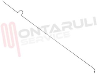 Immagine di MOLLA SPORTELLO EVAPORATORE BIANCO L=43CM.
