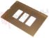 Immagine di PLACCA RETTANGOLARE 3 FORI BRONZO MAGIC