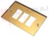 Immagine di PLACCA RETTANGOLARE 3 TASTI BRONZO