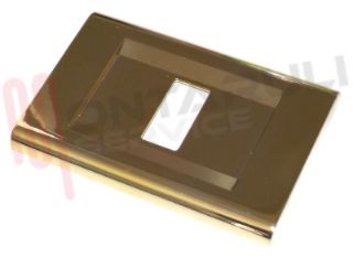 Immagine di PLACCA IN ABS SERIE "CLICK" 1 FORO ORO