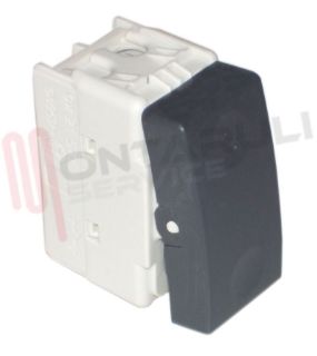 Immagine di INTERRUTTORE UNIPOLARE 16A NERO SERIE SYSTEM