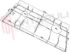 Immagine di GRIGLIA 2 FUOCHI FILO 438X234MM. INOX SAMET