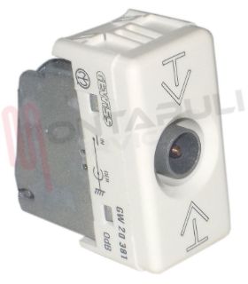 Immagine di PRESA TV MASCHIO 9,5MM DIRETTA BIANCA 0DB