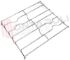 Immagine di GRIGLIA 2 FUOCHI FILO 425X367MM. CROMATA IGNIS