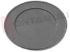 Immagine di PIATTELLO SMALTATO NERO GRANDE D.100MM.
