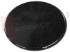 Immagine di PIATTELLO SMALTATO NERO GRANDE D.100MM.