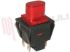 Immagine di INTERRUTTORE BIPOLARE LUMINOSO ROSSO H.=47MM.