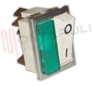 Immagine di INTERRUTTORE UNIPOLARE + SPIA LUMINOSA VERDE