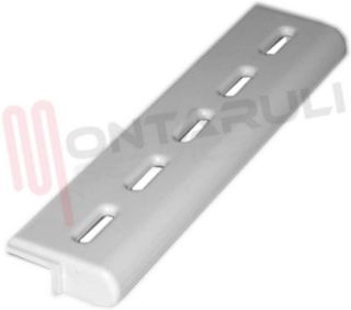 Immagine di INSERTO MANIGLIA PORTA FORNO BIANCA L=22,2CM.