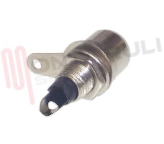 Immagine di PRESA FEMMINA RCA AUDIO DA PANNELLO NERO
