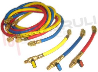 Immagine di SERIE 3 TUBI RICAR. FREON 5/16"-1/4" +1 TUBO 1/4"-1/4"C/RUB.