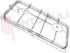 Immagine di GRIGLIA 2 FUOCHI FILO 454X245MM. CROMATO NARDI